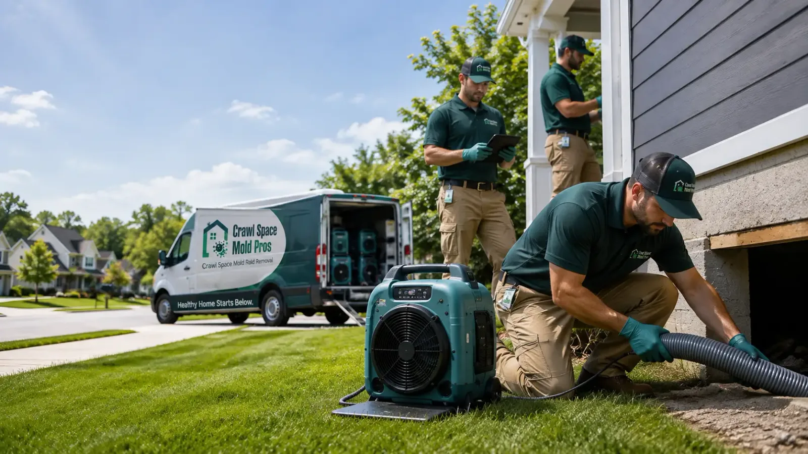 Crawl Space Mold Removal in Torrington, WY